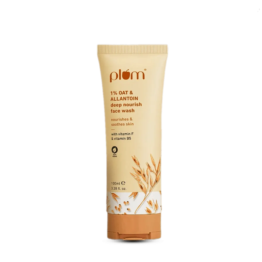 Plum 1% Oat & Allantoin Deep Nourish Facewash 100ml