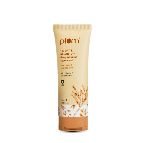 Plum 1% Oat & Allantoin Deep Nourish Facewash 100ml