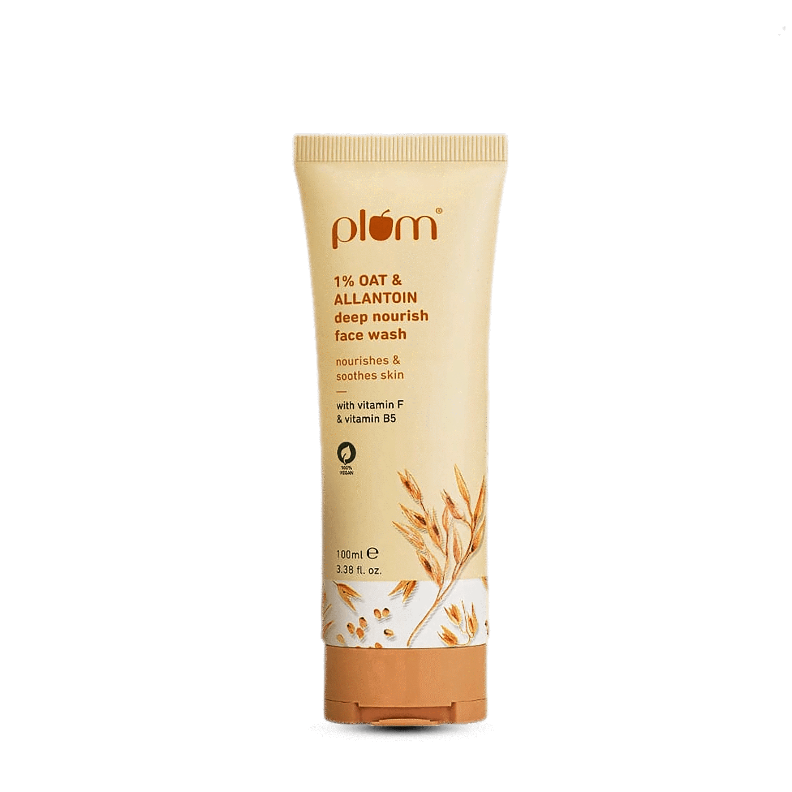 1%-Oat-and-Allantoin-Facewash Plum 1% Oat & Allantoin Deep Nourish Facewash 100ml - Image 1
