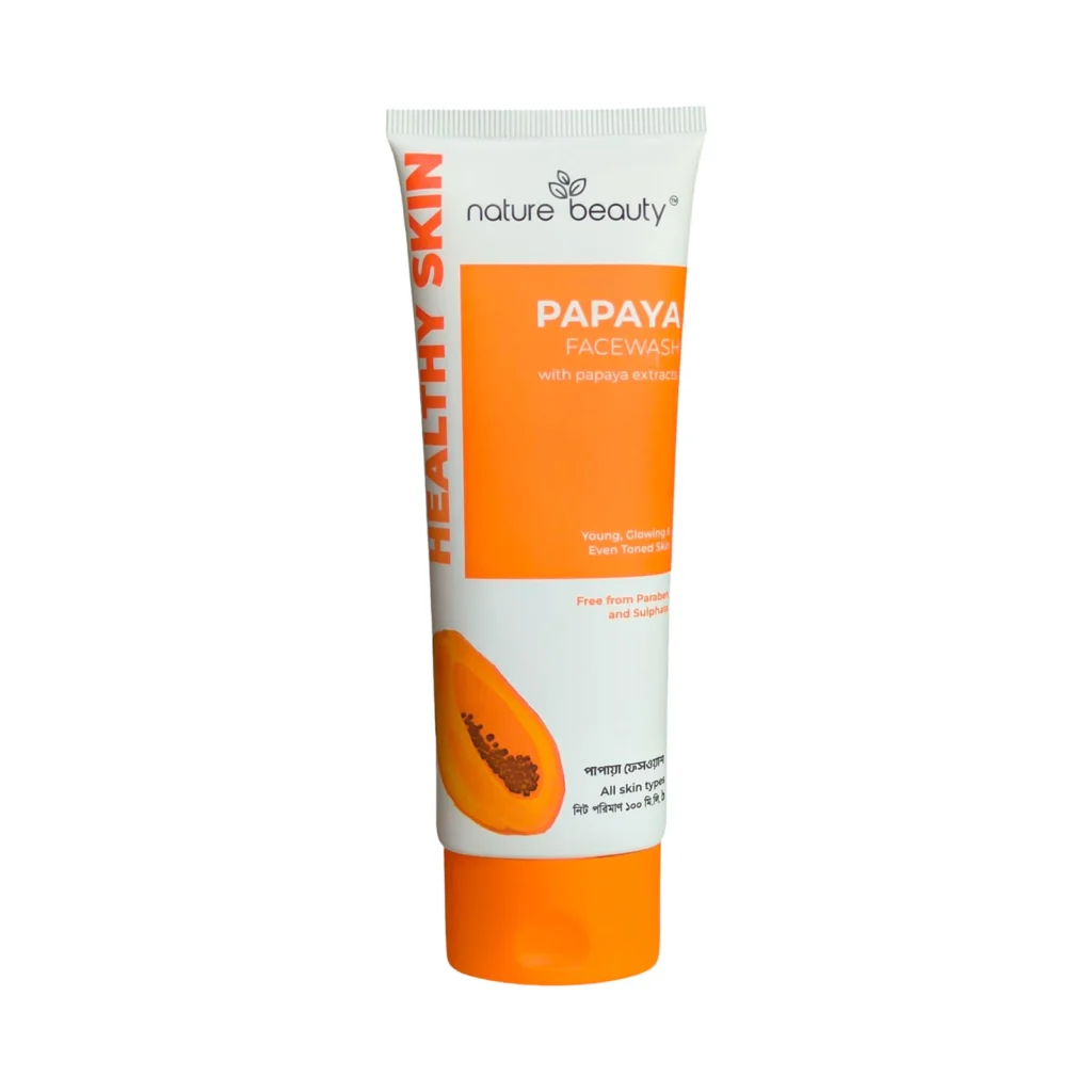 Nature Beauty Papaya Facewash 100ml
