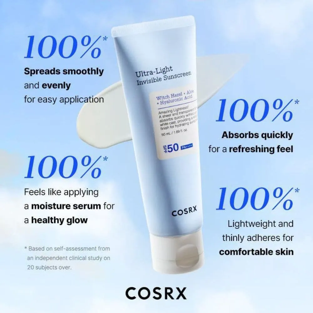 Cosrx Ultra Light Invisible Sunscreen SPF50 PA++++ 50ml