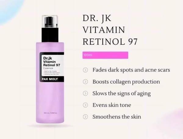433130470_445520337814856_3698480246214332272_n Pax Moly Dr. JK Vitamin Retinol 97 Essence-100ml - Image 5