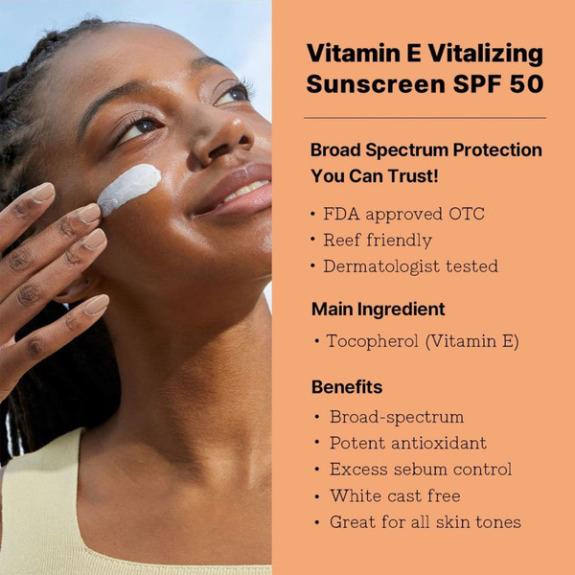 Cosrx Vitamin E Vitalizing Sunscreen SPF50+ 50 ml