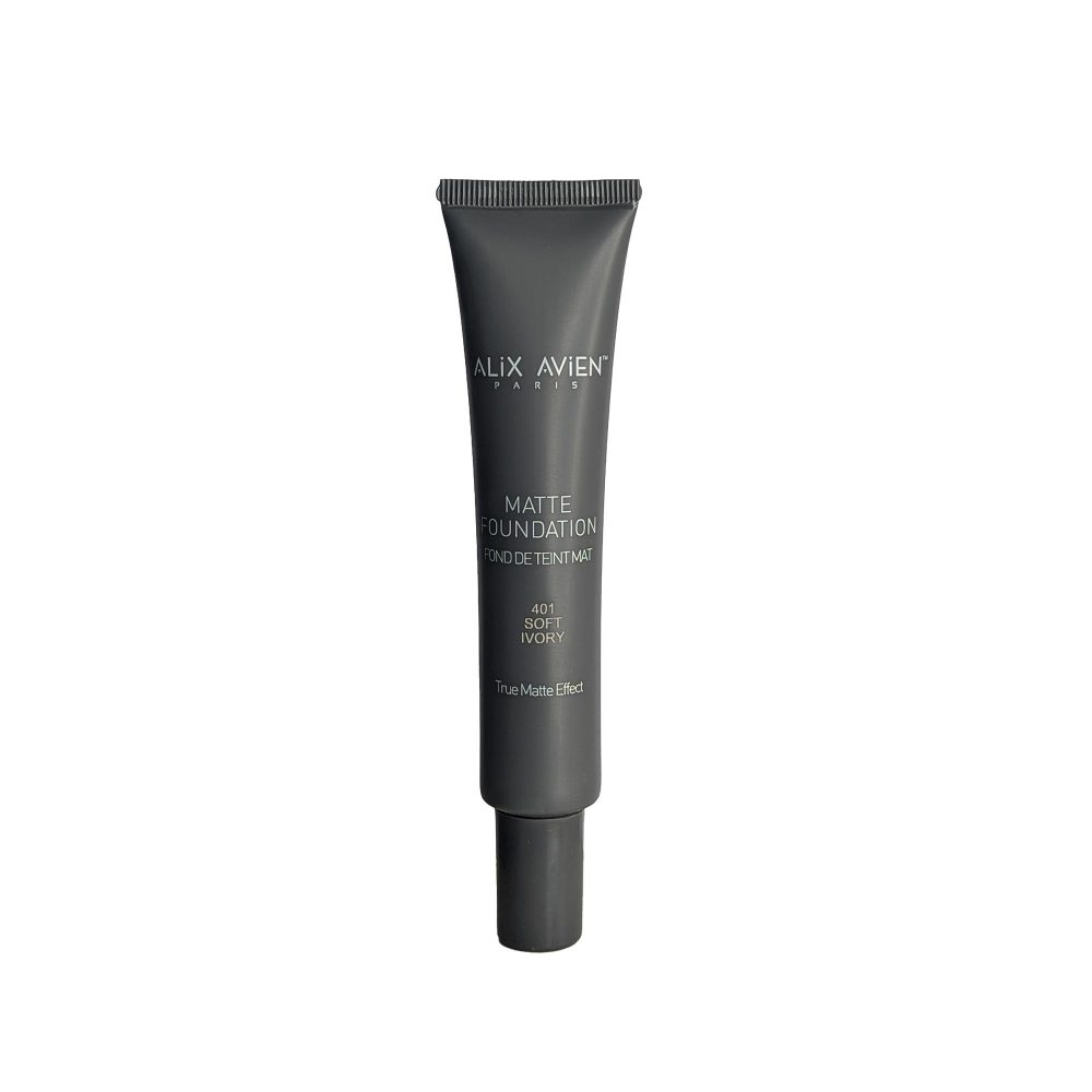 Alix Avien Matte Foundation-401 Soft Ivory-40ml SD - Image 3