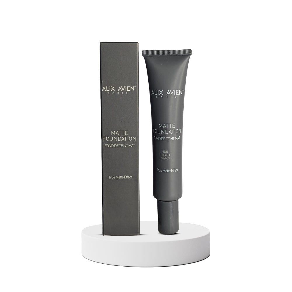 Alix Avien Matte Foundation- 406 Light Peach-40ml SD