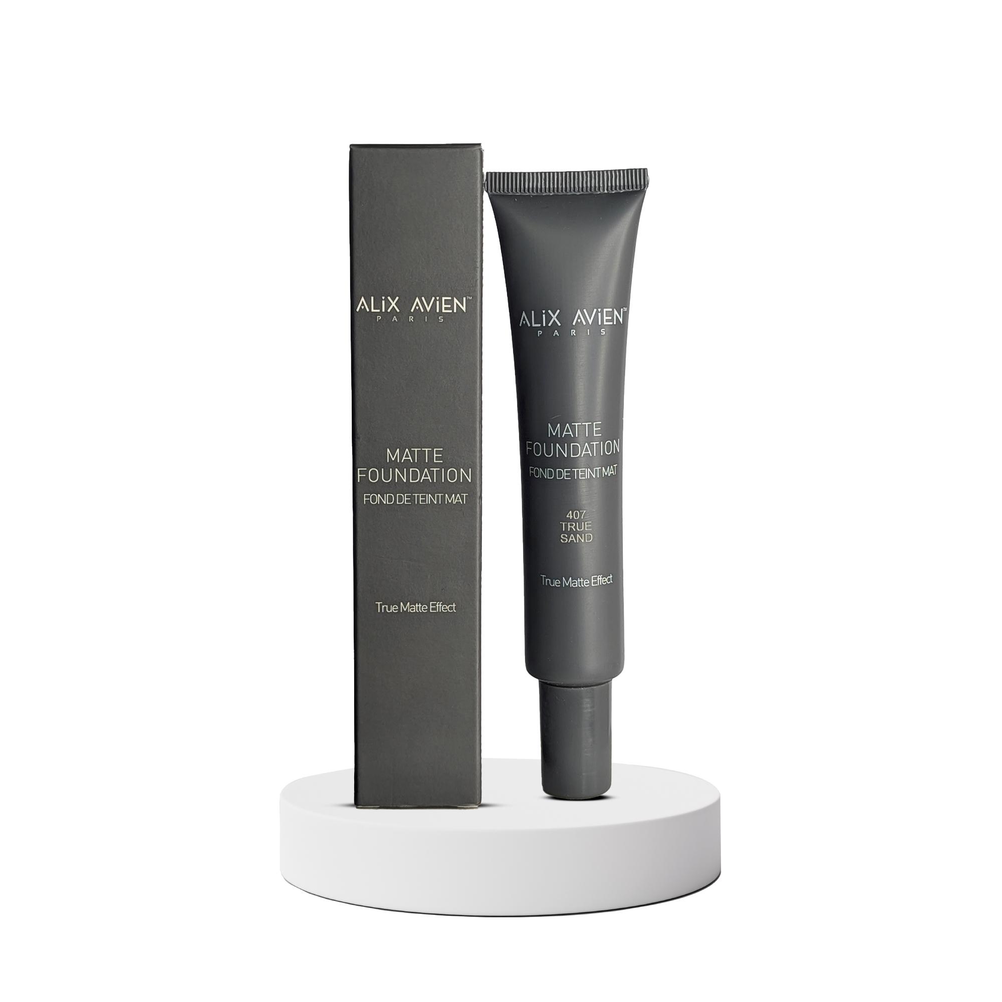 Alix Matte Foundation S-407B Alix Avien Matte Foundation-407 True Sand-40ml SD - Image 1