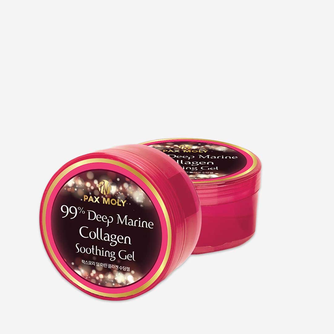 KM-0379-Paxmoly-Deep-Marine-Collagen-Soothing-Gel-300ml Pax Moly 99% Deep Marine Collagen Soothing Gel-300gm - Image 1
