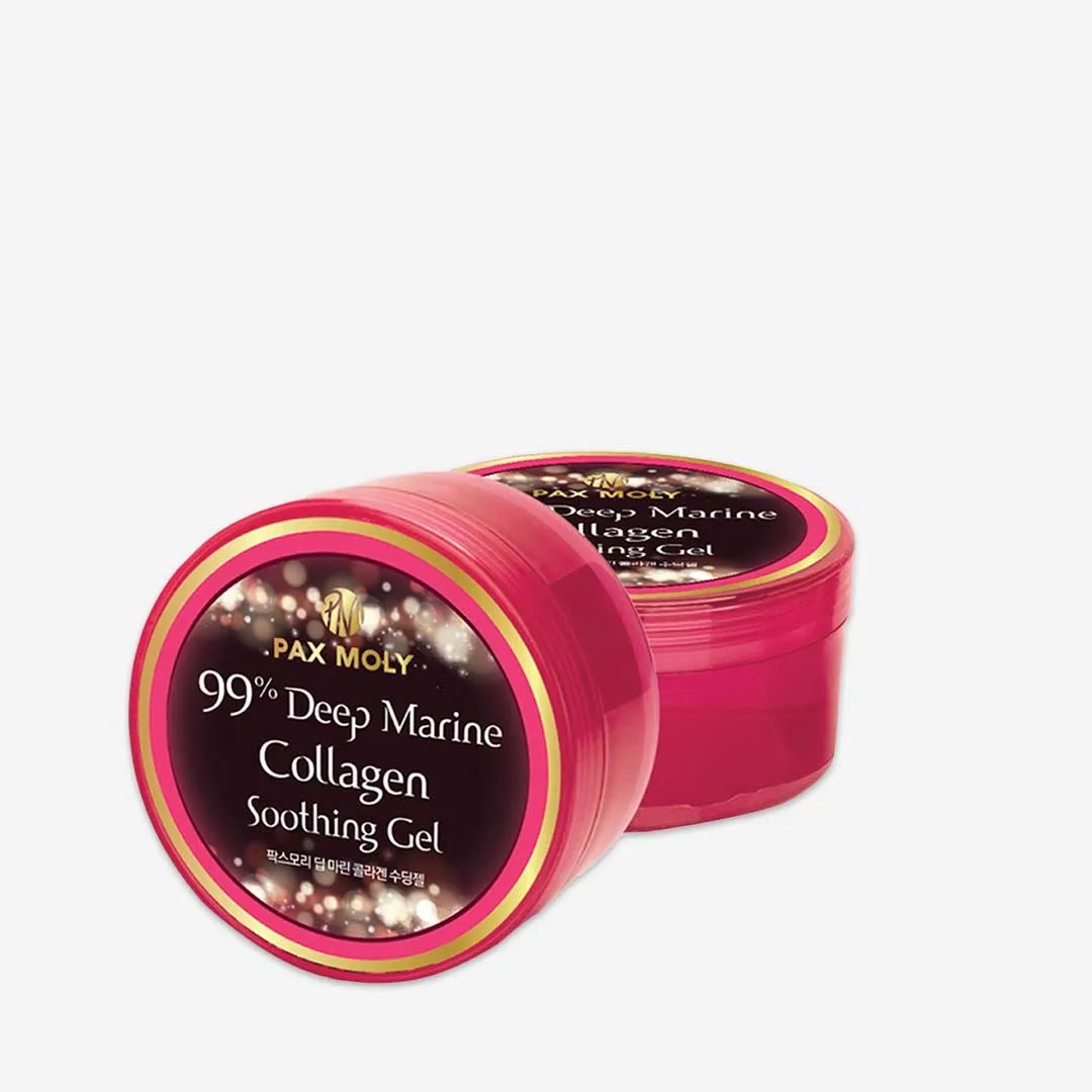 KM-0379-Paxmoly-Deep-Marine-Collagen-Soothing-Gel-300ml Pax Moly 99% Deep Marine Collagen Soothing Gel-300gm - Image 1