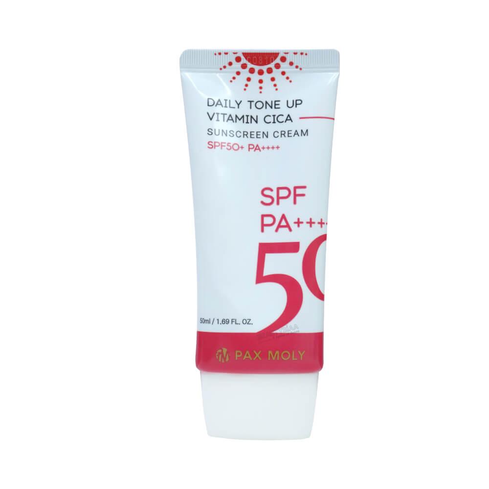Pax Moly Daily Tone Up Vitamin Cica Sunscreen Cream SPF50+ PA++++ Pax Moly Daily Tone Up Vitamin Cica Sunscreen Cream SPF50+ PA++++ -50ml - Image 1