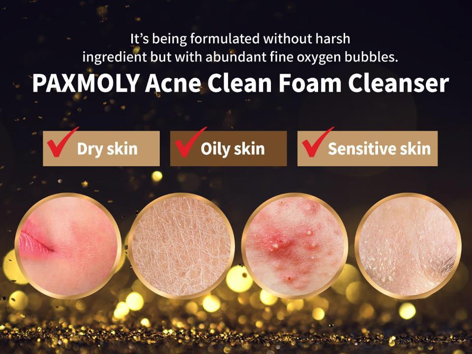 Paxmoly-Acne-Clean-Foam-Cleanser4_sku18796 Pax Moly Acne Clean Foam Cleanser-120ml - Image 4