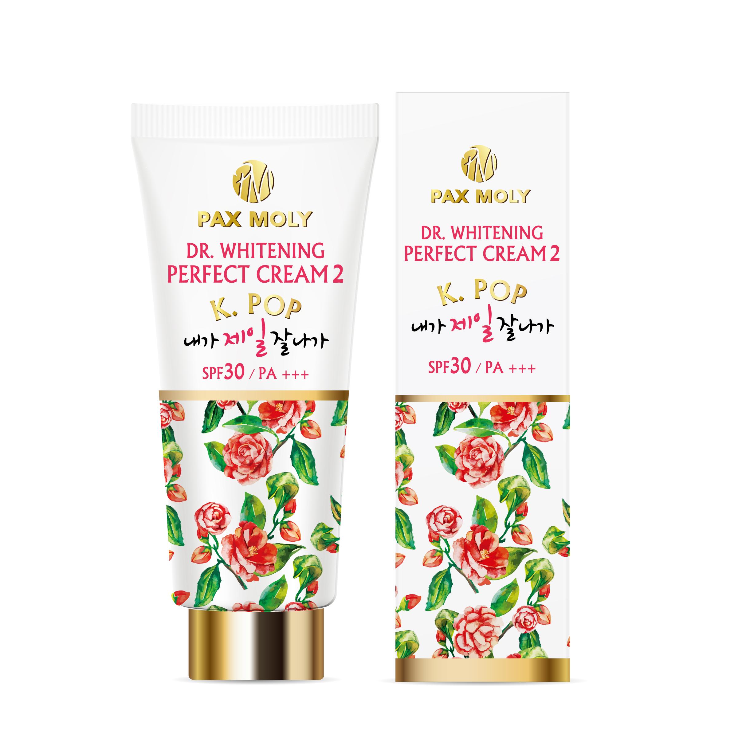 Paxmoly-Dr-Whitening-Perfect-Cream-2-70ml Pax Moly Dr. Whitening Perfect Cream 2 SPF50+ PA++++ - 70gm - Image 1