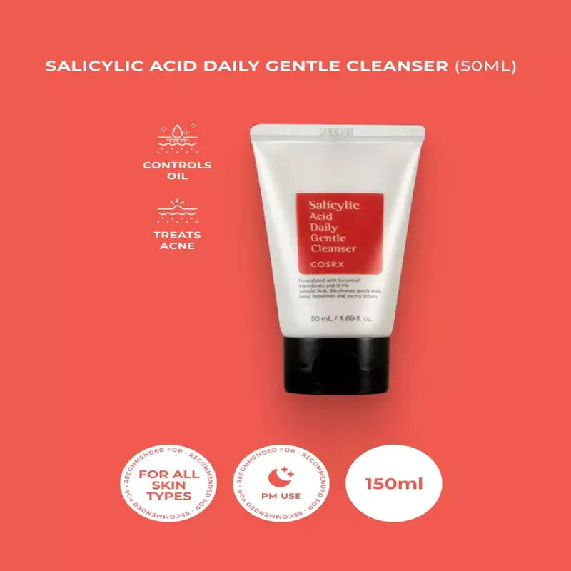 Cosrx Salicylic Acid Daily Gentle Cleanser 50ml