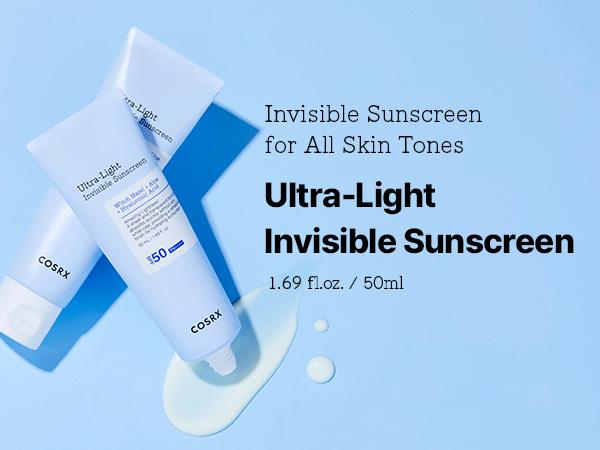 Cosrx Ultra Light Invisible Sunscreen SPF50 PA++++ 50ml