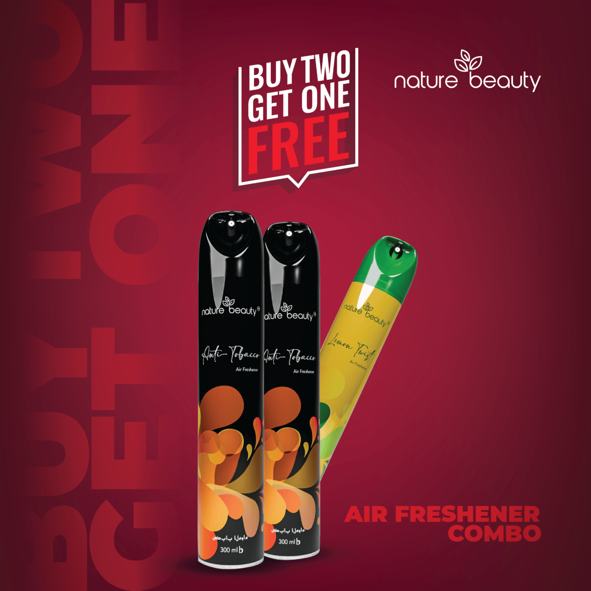 Nature Beauty Air Freshner Anti Tobacco And Nature Beauty Air Freshner Lemon Twist
