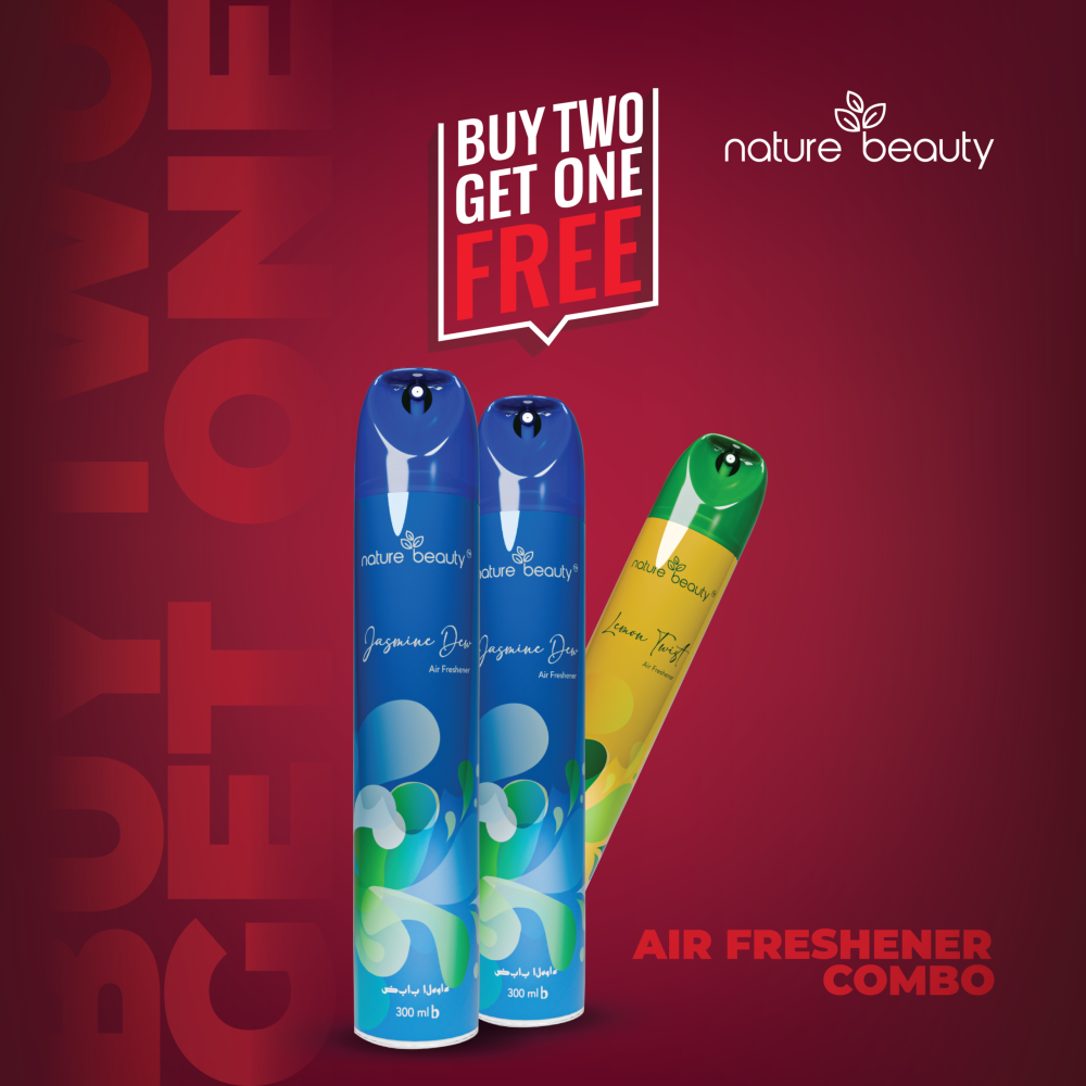 Nature Beauty Air Freshner Jasmine Dew And Nature Beauty Air Freshner Lemon Twist