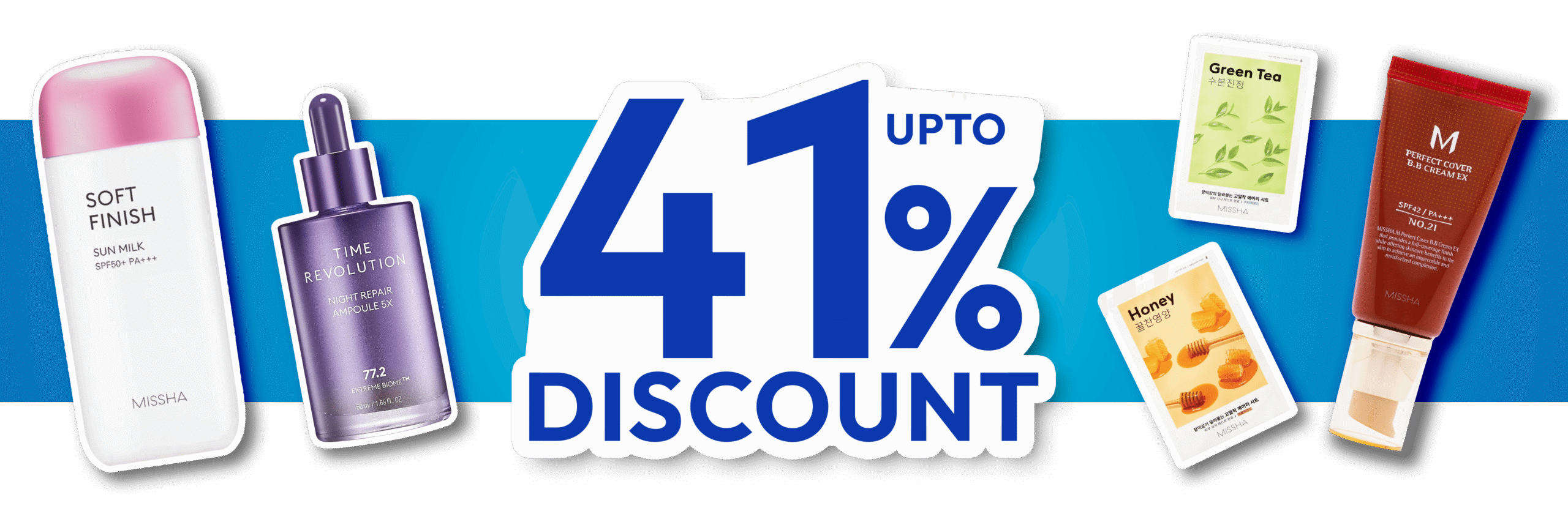 Q Beaute Offer Missha Discount Banner