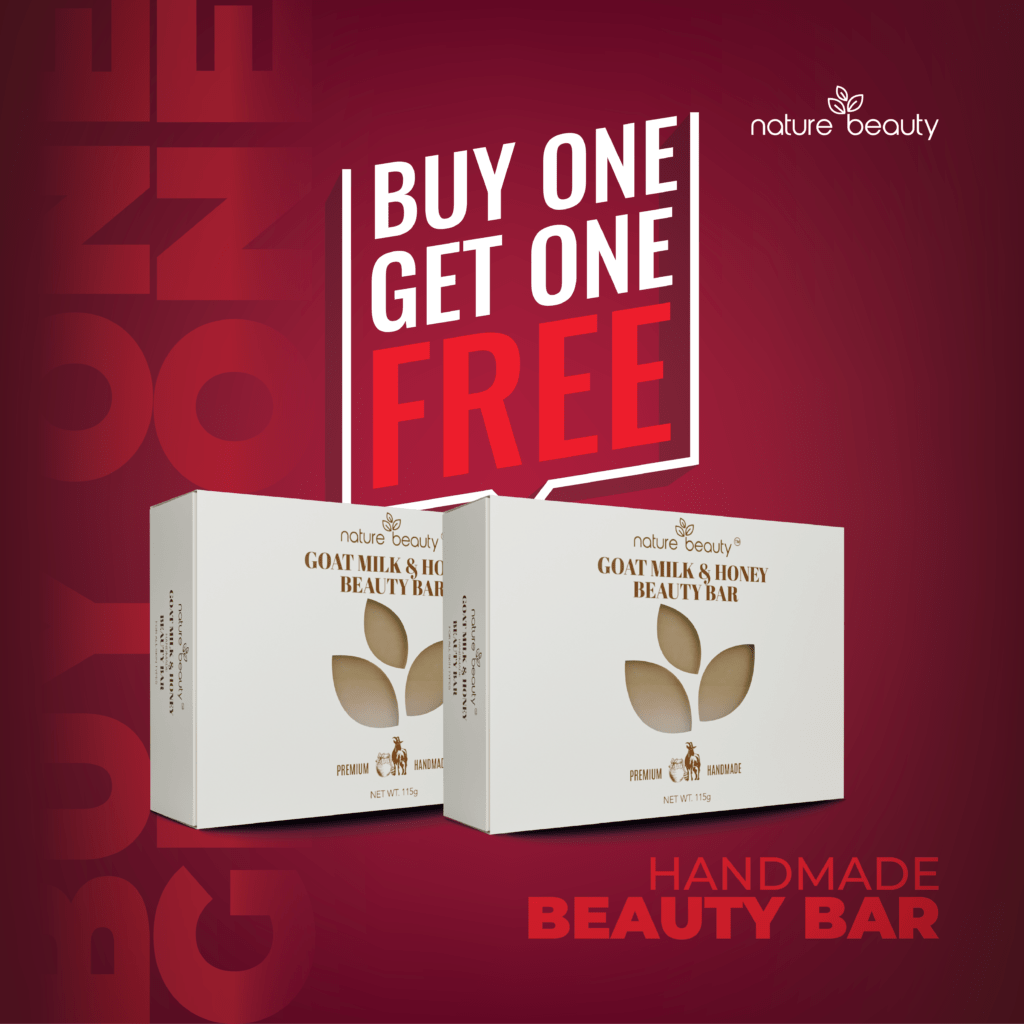 Nature Beauty -Goat Milk & Honey Beauty Bar-Handmade