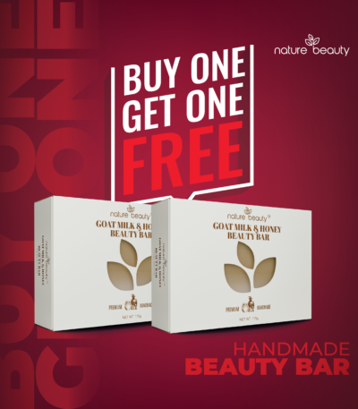 Nature Beauty -Goat Milk & Honey Beauty Bar-Handmade