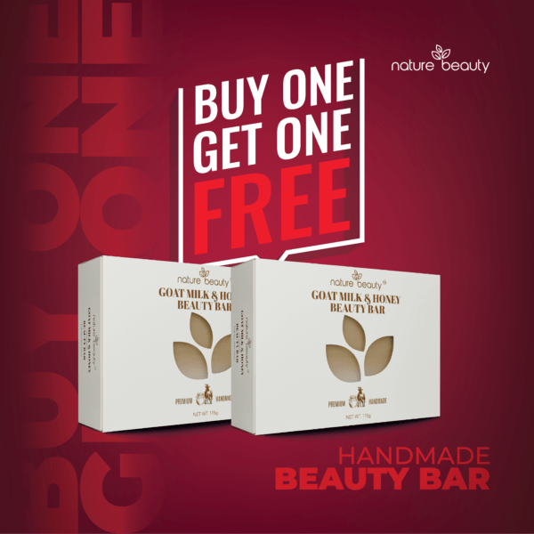 Nature Beauty -Goat Milk & Honey Beauty Bar-Handmade