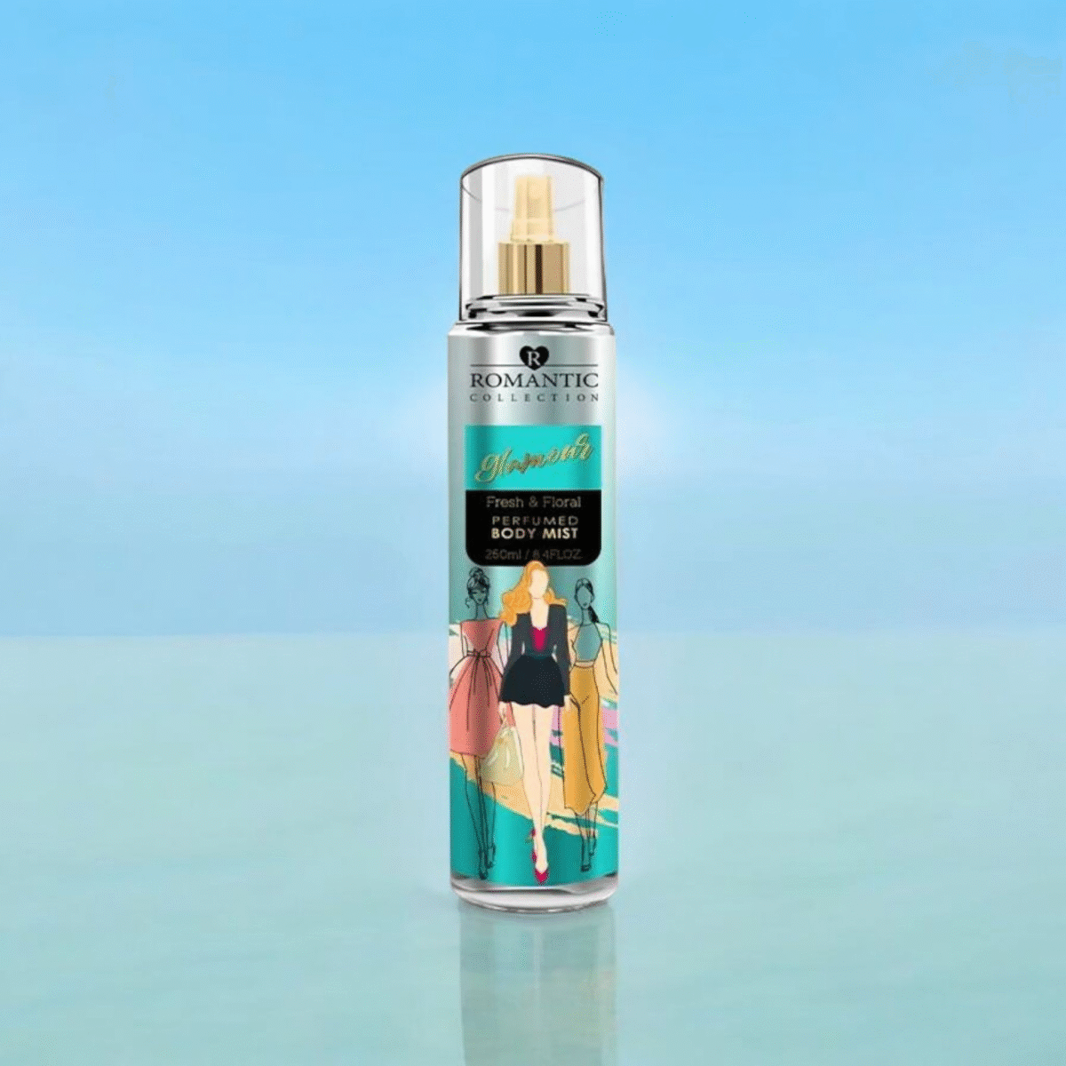 Romantic Collection Glamour Fresh & Floral Perfumed Body Mist 250ml - Image 2