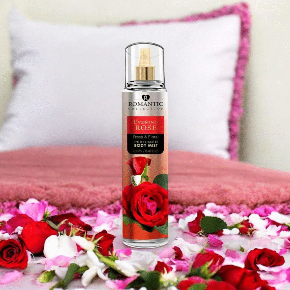 Romantic Collection Evening Rose Perfumed Body Mist 250ml - Image 2