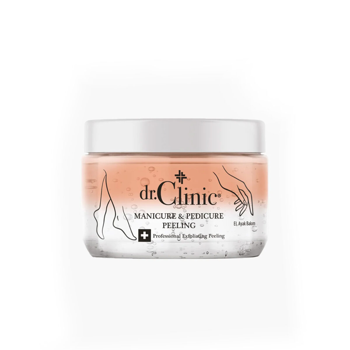 Dr. Clinic Manicure & Pedicure Peeling 300 ml - Image 1