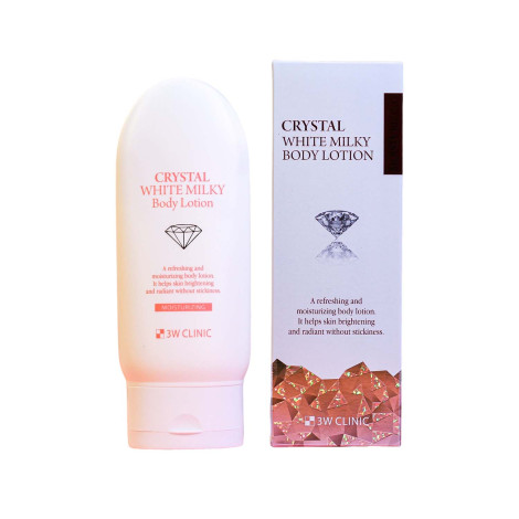 3w Clinic Crystal White Milky Body Lotion 150g
