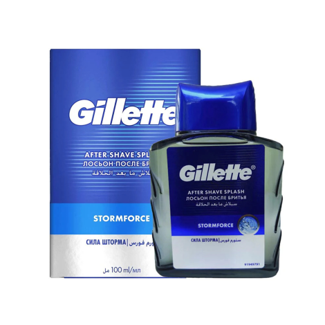 Gillette After Shave Splash - Stormforce 100ml