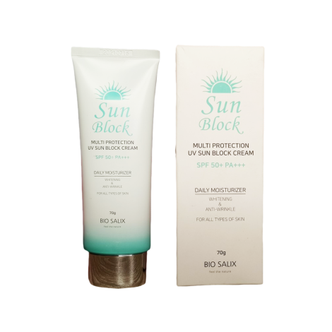 Bio Salix Sun Block Multi Protection UV Sun Block Cream SPF 50+ 70g