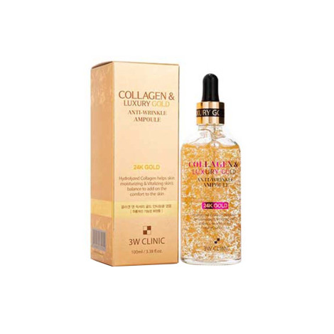 3W Clinic Collagen & Luxury Gold Anti-Wrinkle Ampoule 55ml