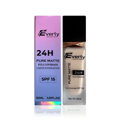 Everly Beauties Pure Matte Full Coverage Foundation - Golden