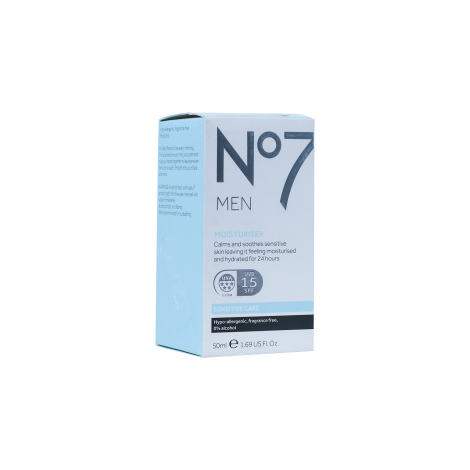 Boots No7 Men Moisturiser UVB SPF15 50ml
