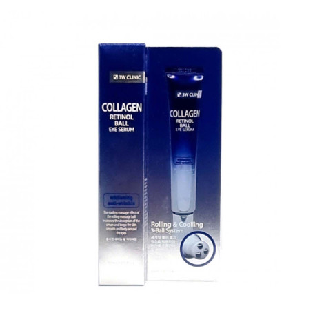 3W Clinic Whitening Anti-Wrinkle Collagen Retinol Ball Eye Serum 30ml