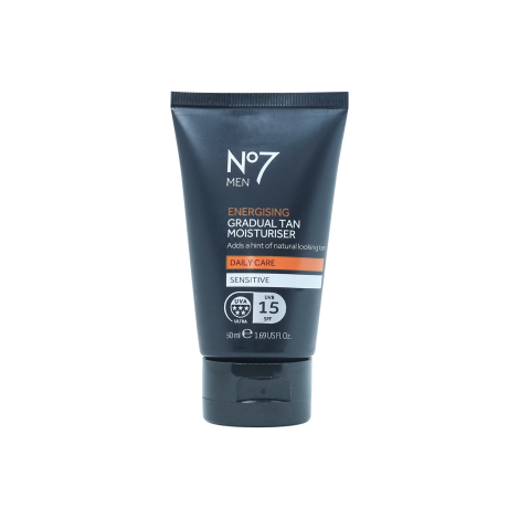 Boots No7 Men Energising Gradual Tan Moisturiser UVB SPF15 50ml