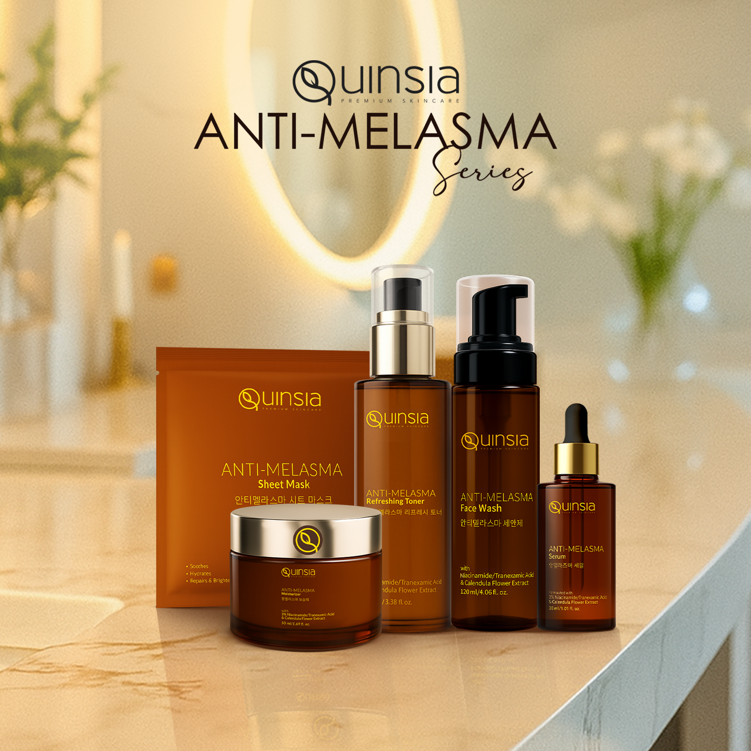 Quinsia-Anti-Melasma-All Quinsia Anti-Melasma Sheet Mask – 30gm - Image 3