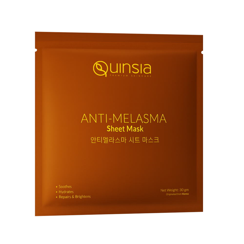 Quinsia Anti-Melasma Sheet Mask – 30gm