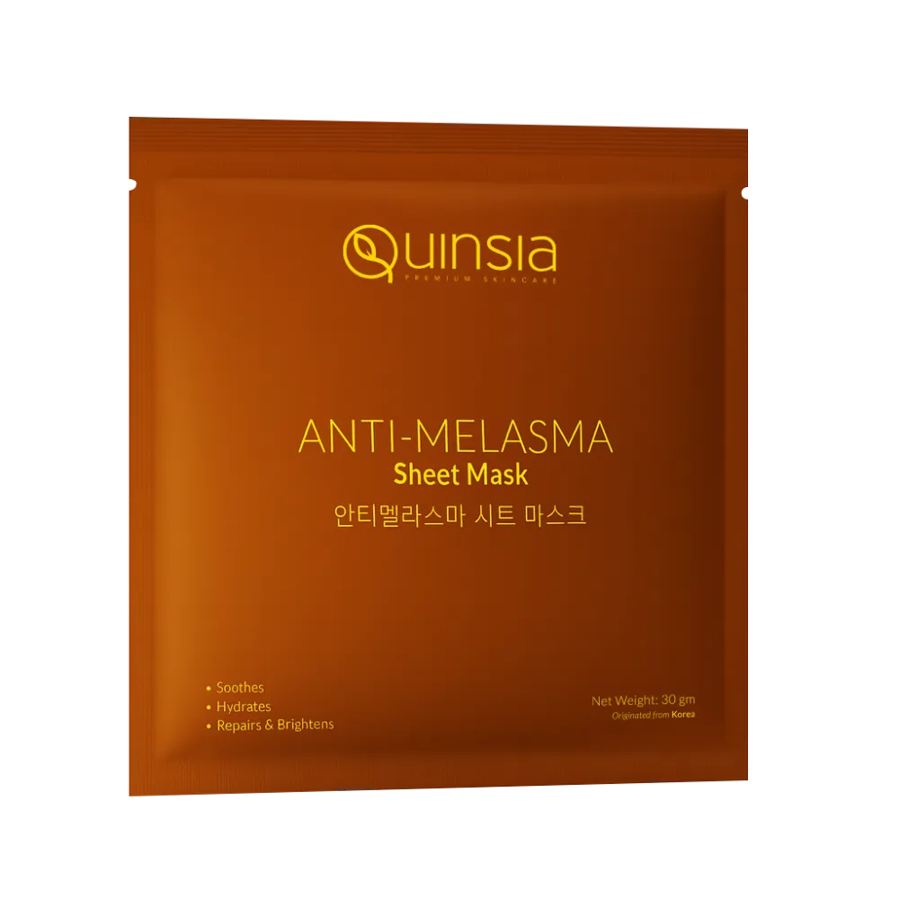 Quinsia Anti-Melasma Sheet Mask – 30gm