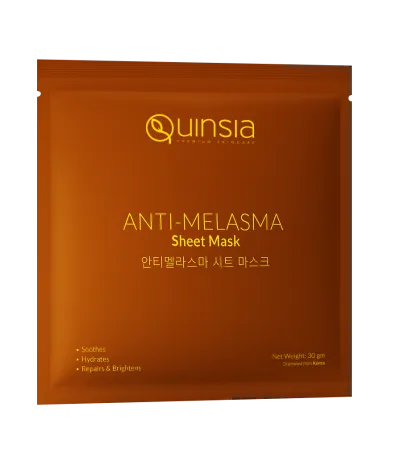 Quinsia Anti-Melasma Sheet Mask – 30gm