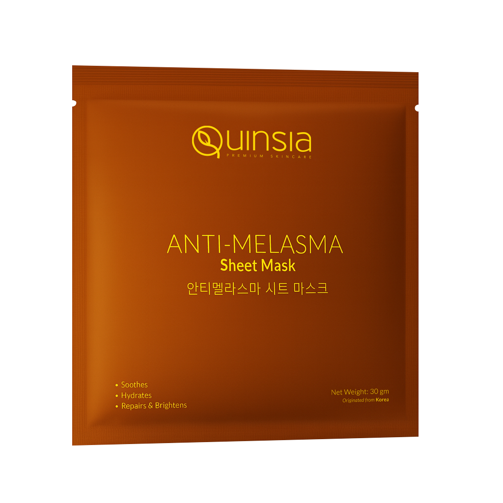 Quinsia-Anti-Melasma-Sheet-Mask Quinsia Anti-Melasma Sheet Mask – 30gm - Image 1