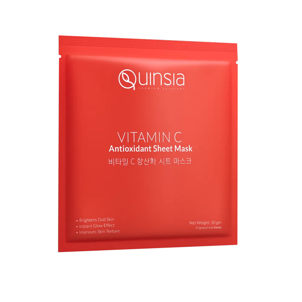 Quinsia Vitamin C Antioxidant Sheet Mask – 30gm
