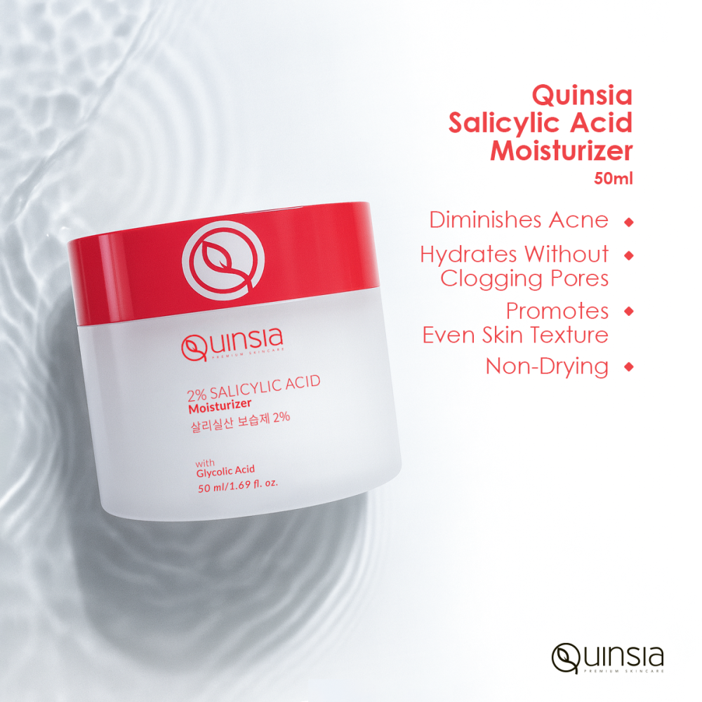 Quinsia 2% Salicylic Acid Moisturizer – 50ml - Image 2