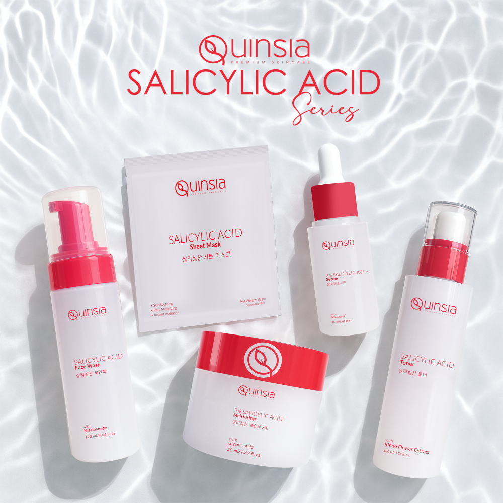 Quinsia Salicylic Acid Face Wash – 120ml - Image 3