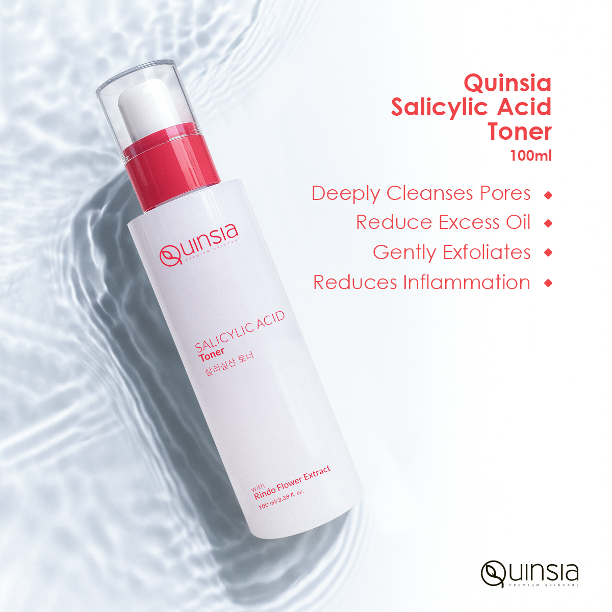 Salicylic-Acid-Toner Quinsia Salicylic Acid Toner – 100ml - Image 2