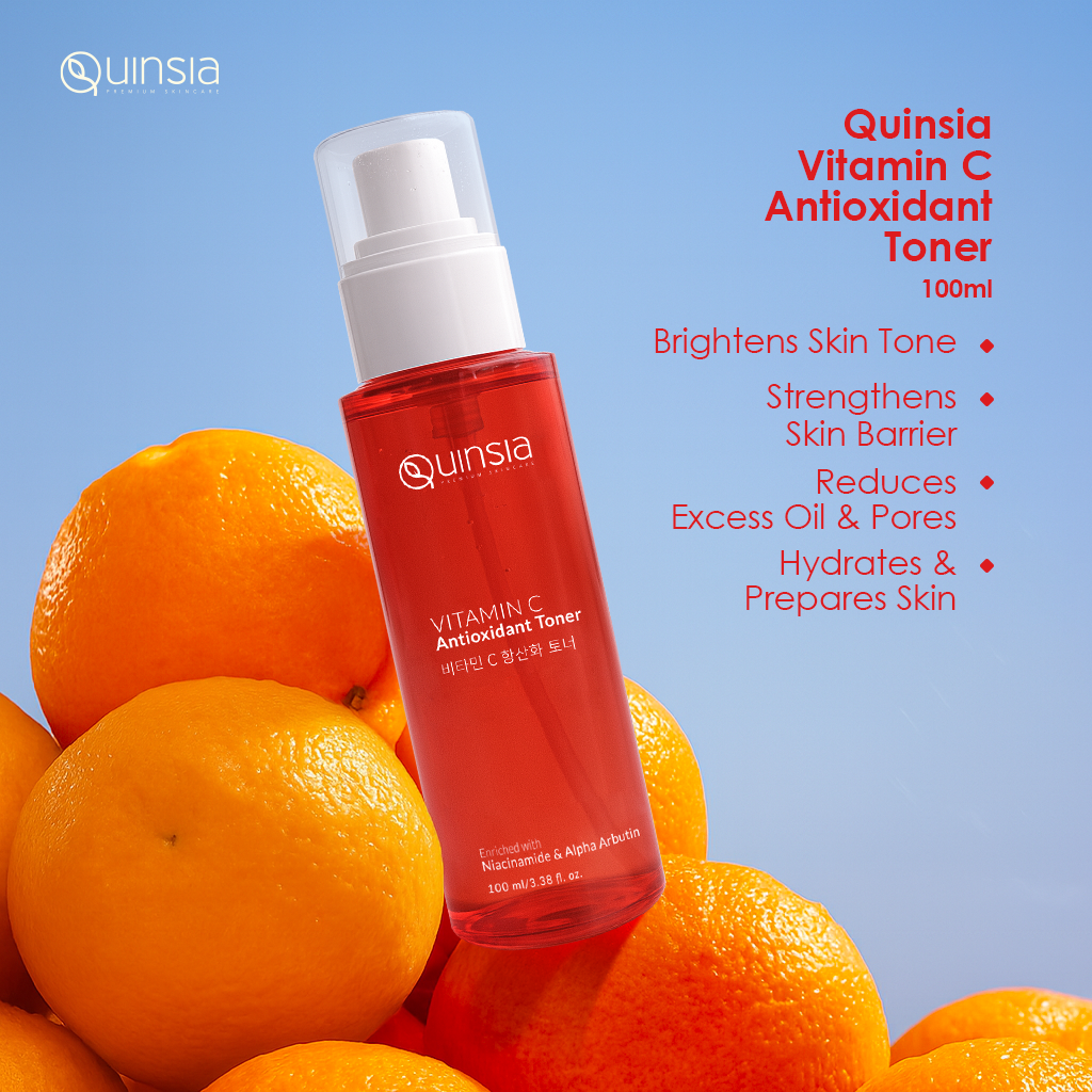 Quinsia Vitamin C Antioxidant Toner – 100ml