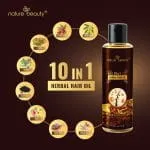 Nature Beauty Herbal Hair Oil - 150ml - Image 2