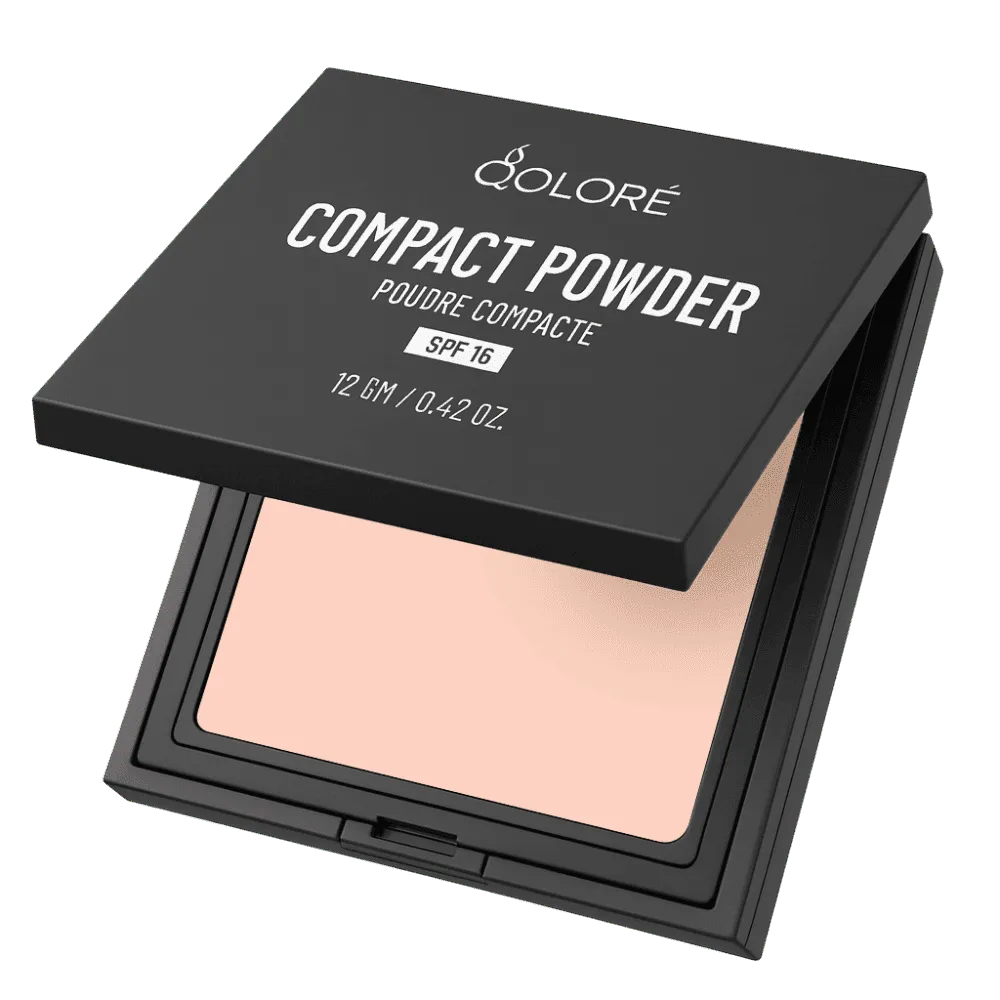 Qolore Compact Powder Ivory Pink 05-12gm