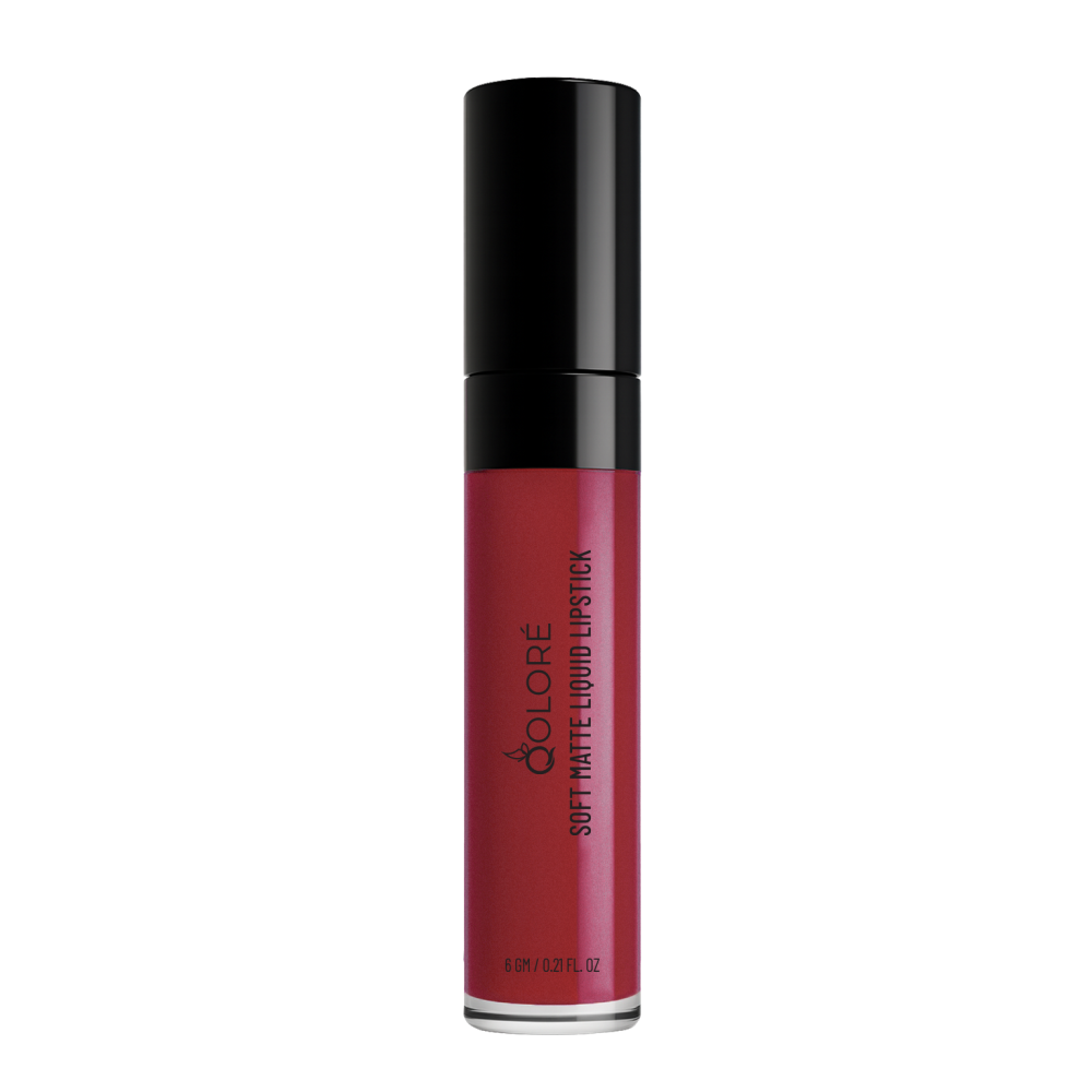 Qolore Soft Matte Liquid Lipstick Berry Drop 6 gm