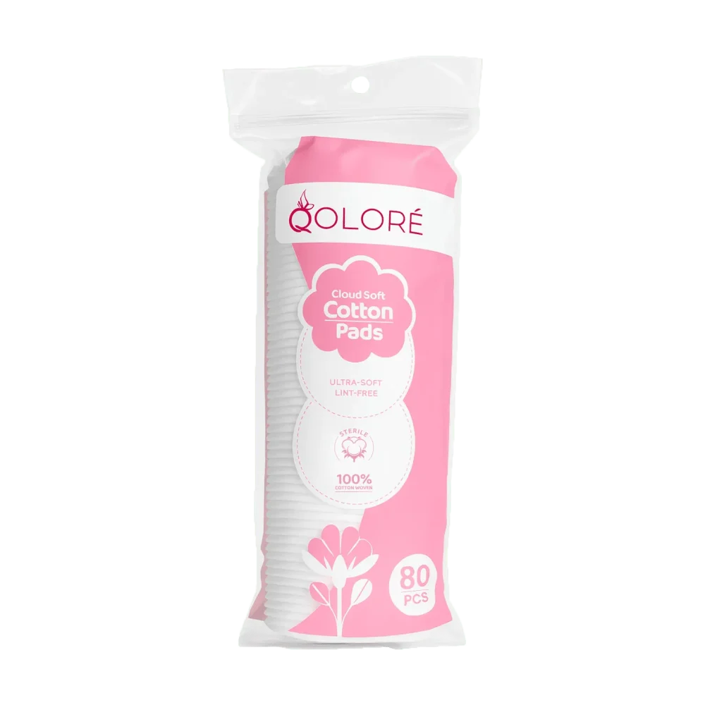 Qolore Cloud Soft Cotton Pads 80 Pcs