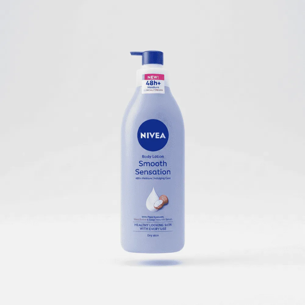 Nivea 48hr Smooth Sensation Deep Nourish Serum Body Lotion with Shea Butter for Dry Skin 400ml
