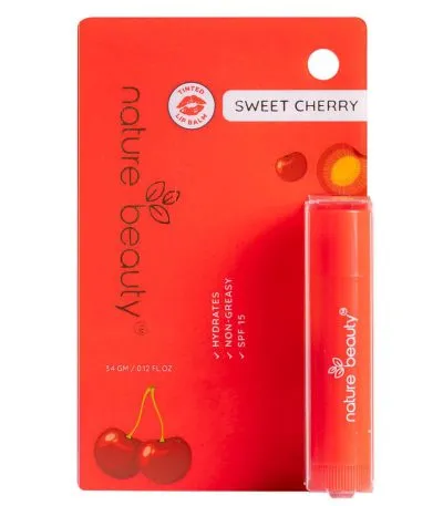 Nature Beauty Sweet Cherry Tinted Lip Balm 3.4gm